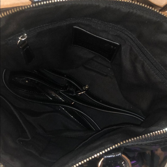 Coach Purple Ocelot Tote - Picture 3 of 6